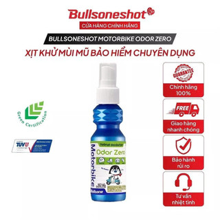 Xịt Khử Mùi Mũ Bảo Hiểm & Đồ Bảo Hộ Bullsoneshot Odor Zero 150ml - Công Nghệ Hàn Quốc