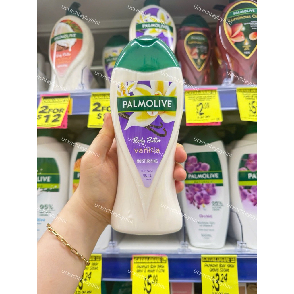 [Bill Úc] SỮA TẮM PALMOLIVE ÚC – ĐỈNH CAO DƯỠNG DA, HƯƠNG THƠM CHUẨN SPA