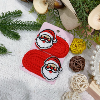 Set 2 kẹp đan Noel/ Giáng sinh nhiều mẫu cho bé