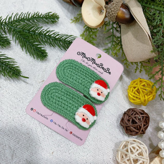 Set 2 kẹp đan Noel/ Giáng sinh nhiều mẫu cho bé