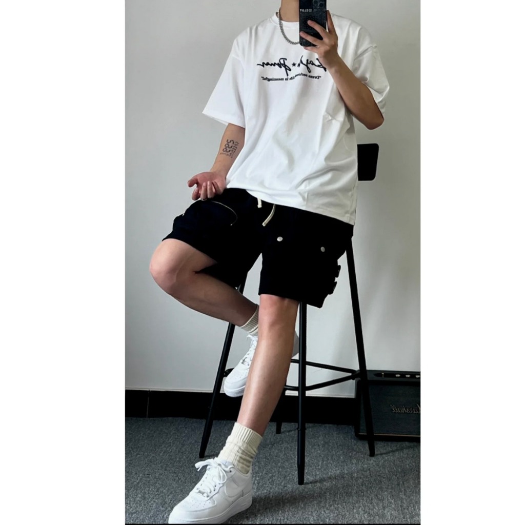 Quần Short Nam Túi Hộp CARGO vải kaki dày dặn phong cách streetwear hiện đại trẻ trung năng động unisex mùa hè