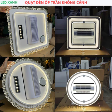 [TỔNG HỢP NHIỀU MẪU] Đèn quạt trần thấp tích hợp 2in1 cho phòng nhỏ có remote điều chỉnh quạt đèn riêng biệt