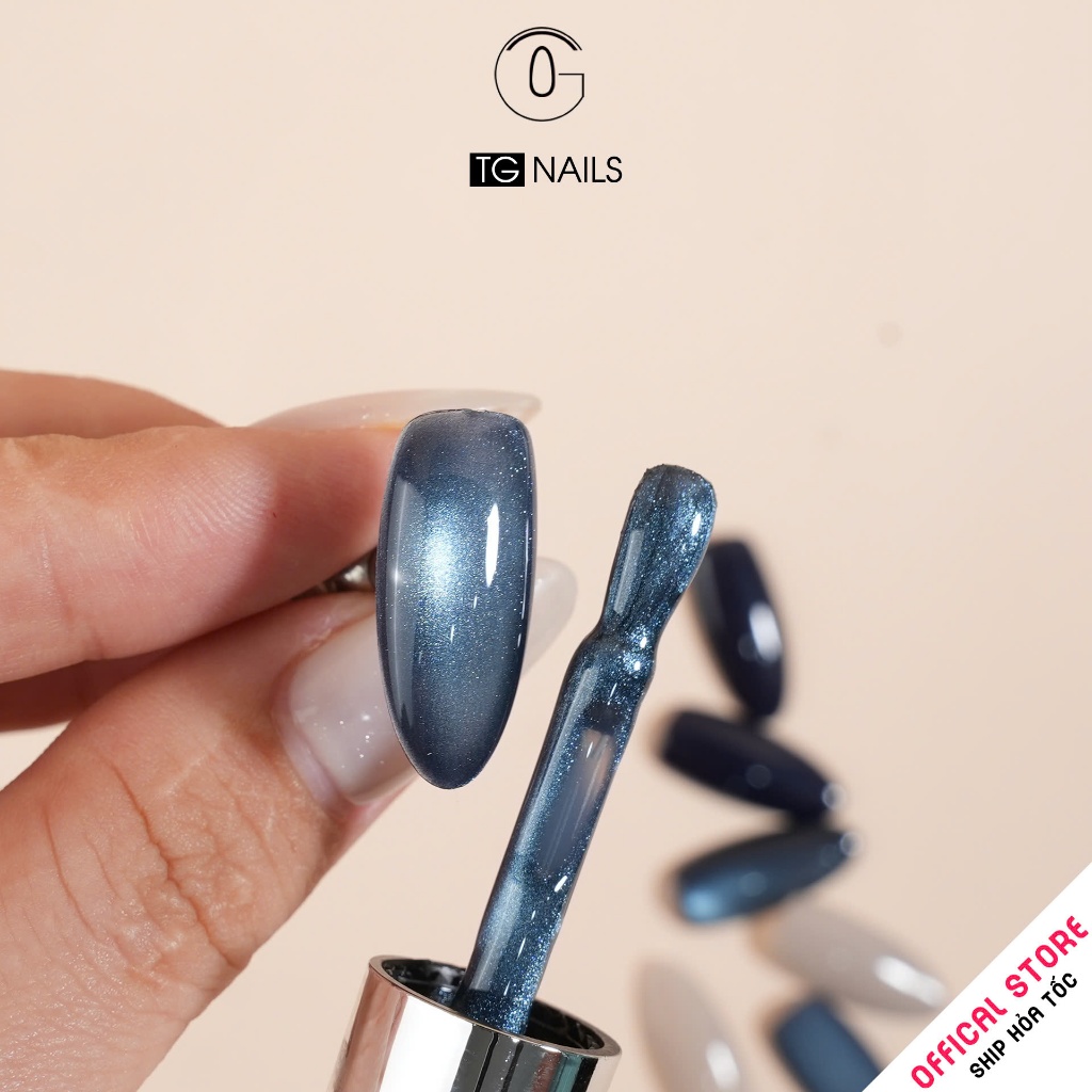 Set sơn gel 4 màu xanh dương TG sang chảnh, mê hoặc