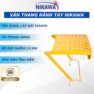 Ván thang rảnh tay Nikawa, bậc thang cơ động đa năng, gấp/rút linh hoạt, dùng cho thang bước bậc từ 25cm - 35cm