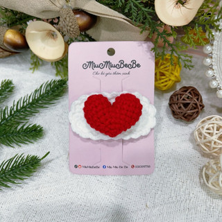 [Loại đẹp] Kẹp len handmade nhiều mẫu cho bé