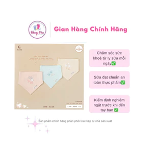 1sét 5 chiếc Yếm tam giác Moon chất liệu Petit cho bé trai bé gái