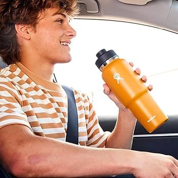 Bình giữ nhiệt Hydro Flask 946 ml Travel Bottle Wide Flex Chug Cap 32 oz chính hãng, an toàn
