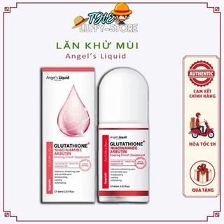 Lăn Nách Khử Thâm, Dưỡng Trắng Angel's Liquid Glutathione+Niacinamide Arbutin Cooling Fresh Deodorant 60ml