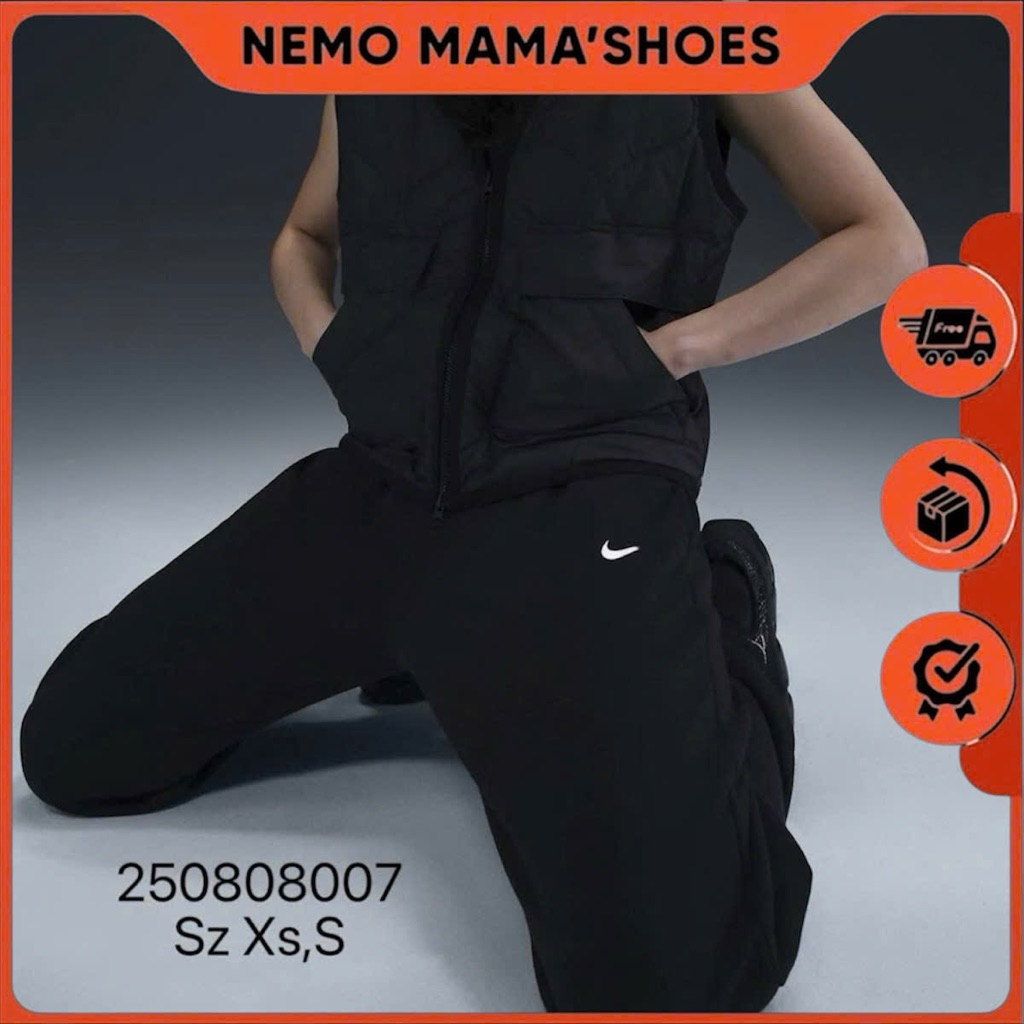 NIKE QUẦN THỂ THAO XÁM - ĐEN UNISEX