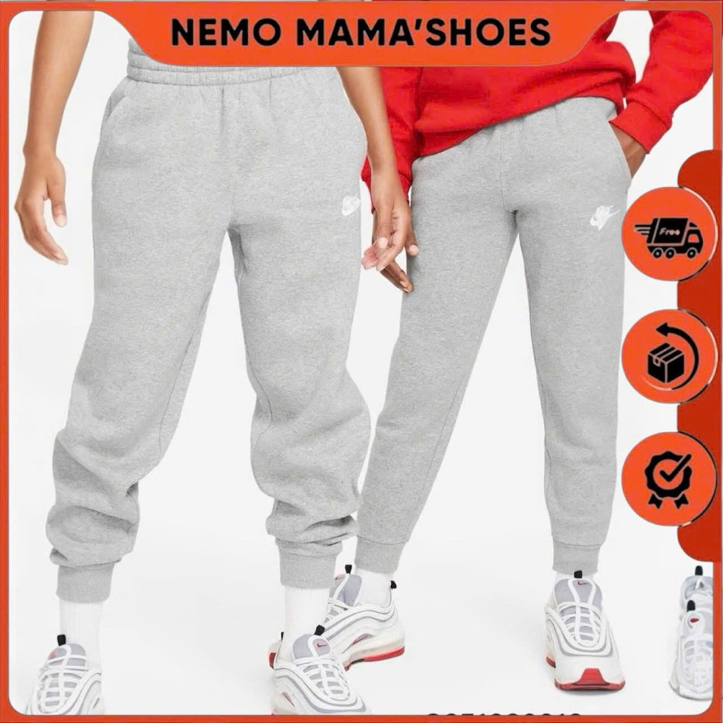 NIKE QUẦN THỂ THAO XÁM - ĐEN UNISEX