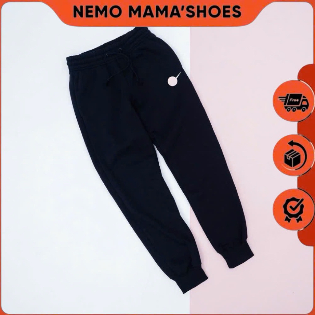 NIKE QUẦN THỂ THAO XÁM - ĐEN UNISEX