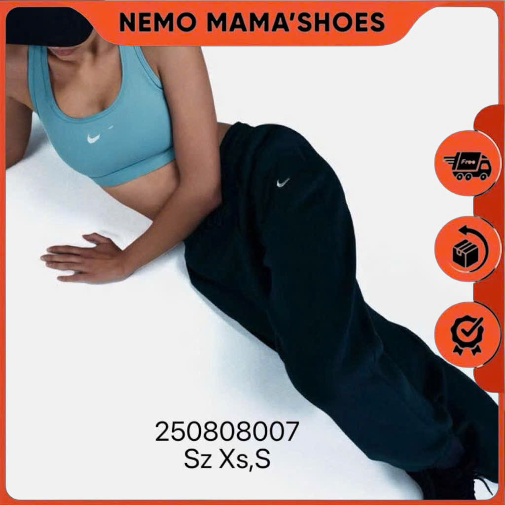 NIKE QUẦN THỂ THAO XÁM - ĐEN UNISEX