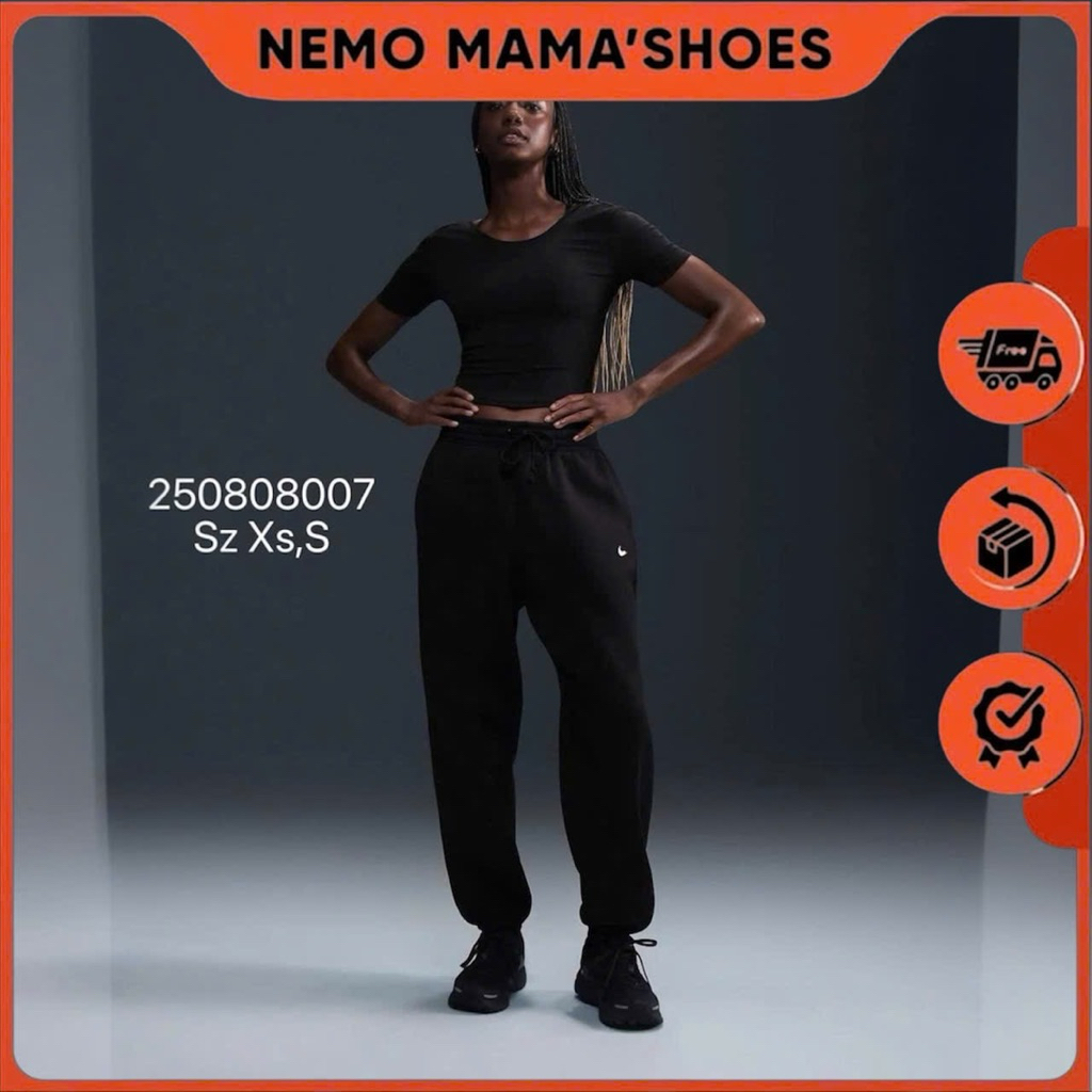 NIKE QUẦN THỂ THAO XÁM - ĐEN UNISEX
