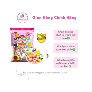 Kẹo mút vị trái cây chua ngọt Risen USA 300g cho bé ăn vặt siêu ngon