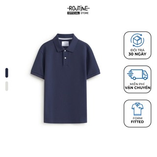 Áo Polo Tay Ngắn Nam Phối Nút Form Fitted - Routine 10F25POL014