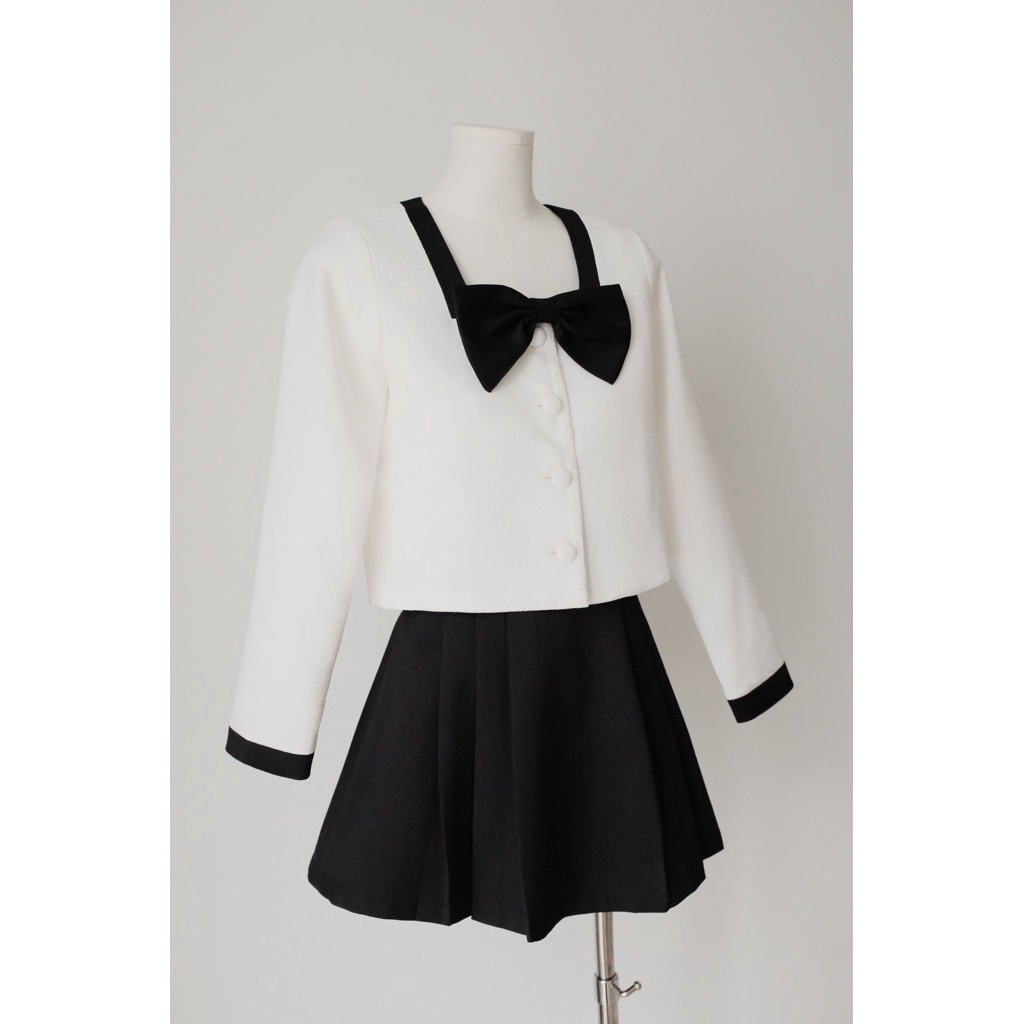 H.E.E - Chân váy xếp ly Dona Skirt thiết kế tiểu thư, nữ tính (kèm quần bên trong)