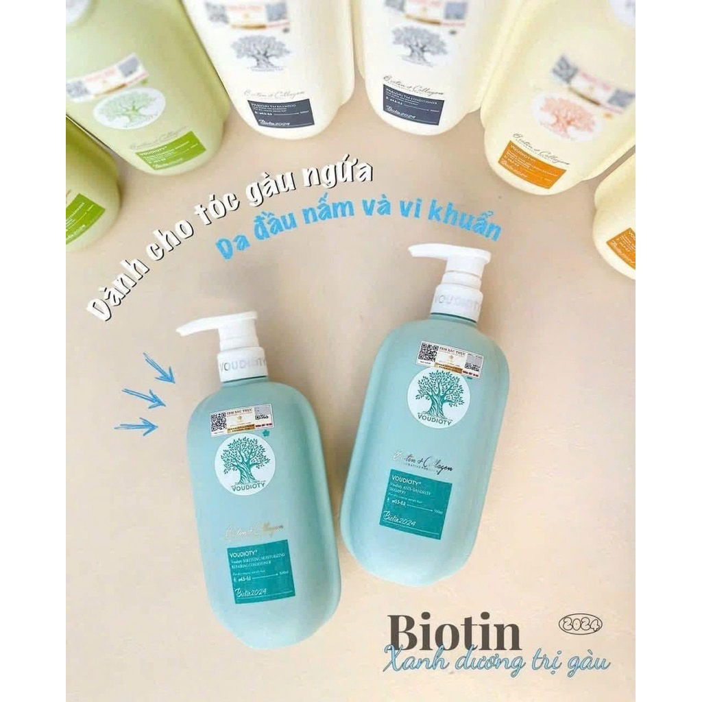 DẦU GỘI XẢ BIOTIN & COLLAGEN X9 MÀU VÀNG SIÊU MỀM MƯỢT 1000ML