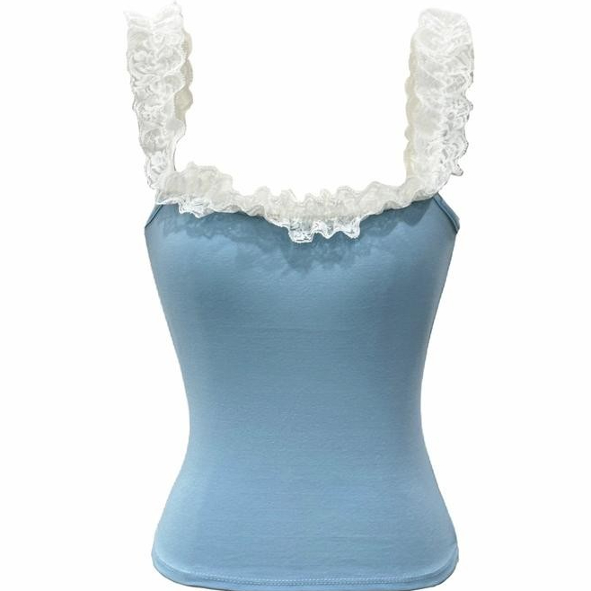 Áo 2 dây ren mặc được 2 kiểu siêu cưng (0A13)