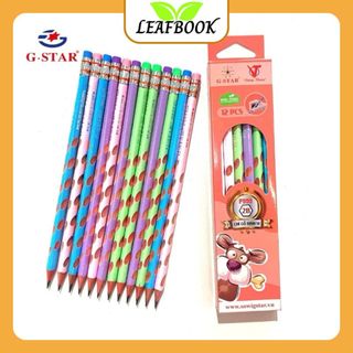 LEAFBOOK  Bút Chì Định Vị 2B G-Star P999 - Chì Tốt, Chuốt Không Gãy Vụn, Chì Đậm