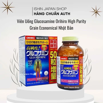 Viên Uống Bổ Sung Glucosamine ORIHIRO High Purity Glucosamine Grain Nhật Bản