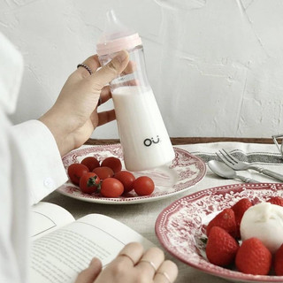 Bình sữa cho bé OU:WISH hàn quốc, cao cấp mềm mại 260ml Nội địa