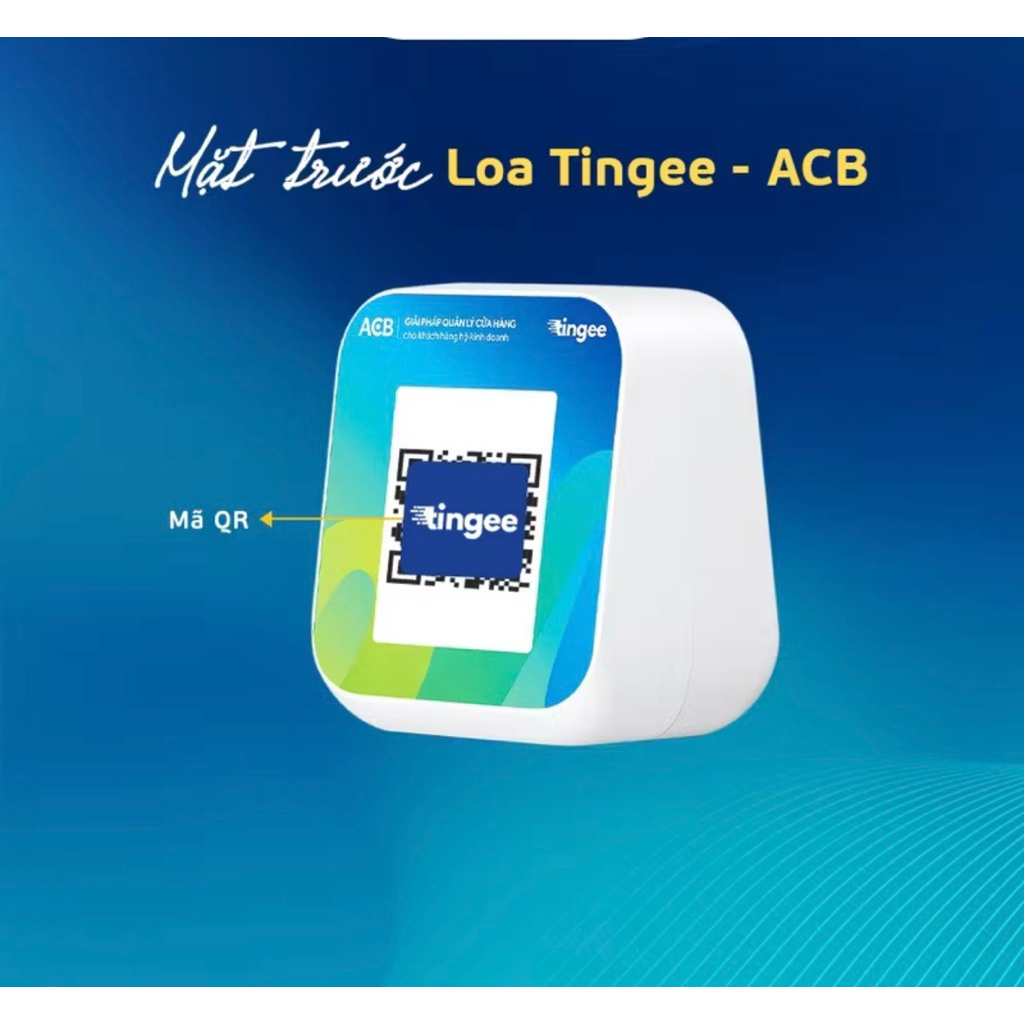 Loa ACB đọc thông báo giao dịch nhận tiền hàng ngày dành cho mọi cửa hàng I Bảo hành 12 tháng