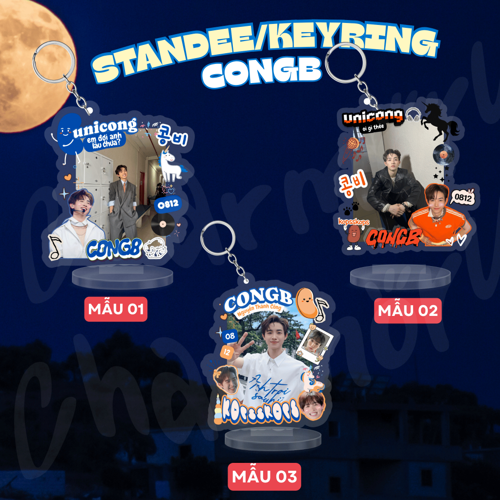 Móc khóa/ Standee đựng ảnh card CONGB ATSH mùa 2 | ATSH2 | Shopee Việt Nam