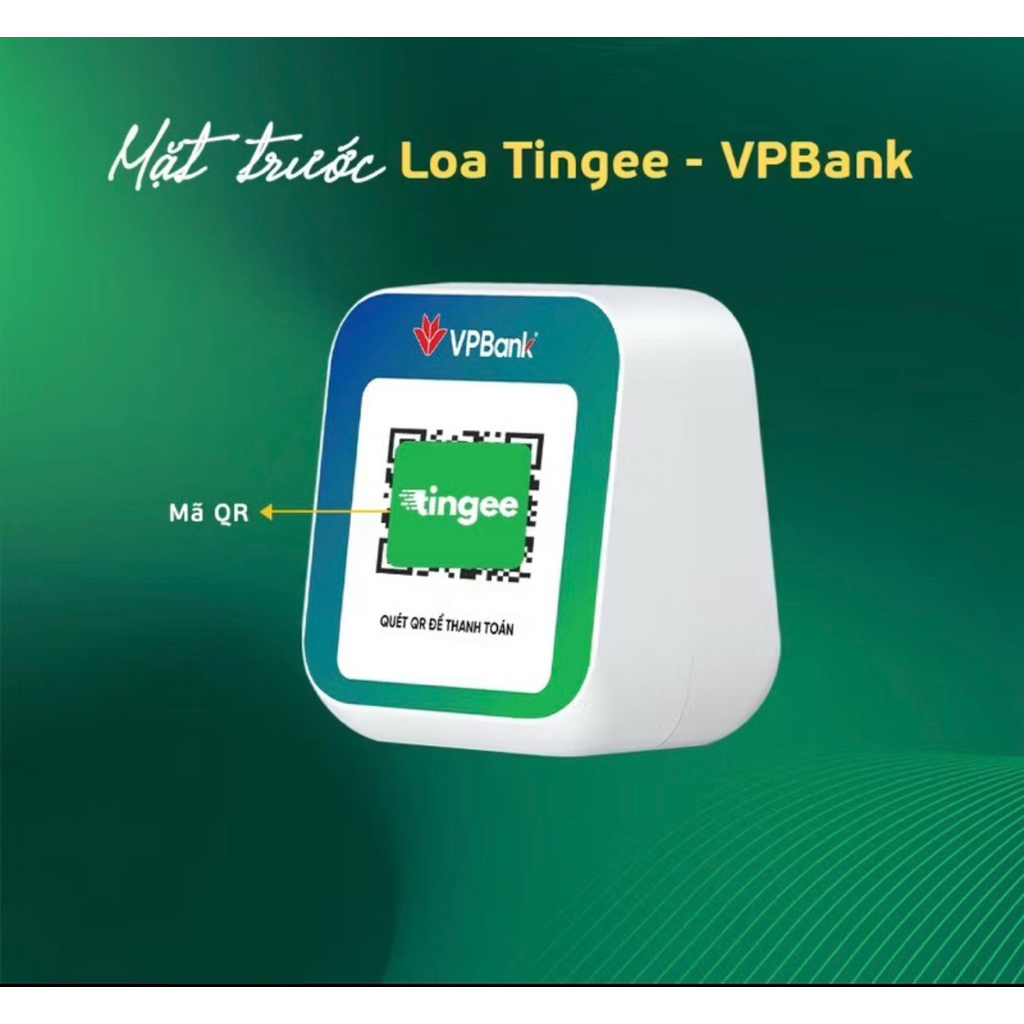 Loa VP bank đọc thông báo chuyển khoản dành cho mọi cửa hàng I Bảo hành 12 tháng