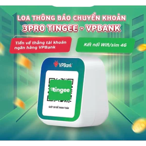 Loa VP bank đọc thông báo chuyển khoản dành cho mọi cửa hàng I Bảo hành 12 tháng