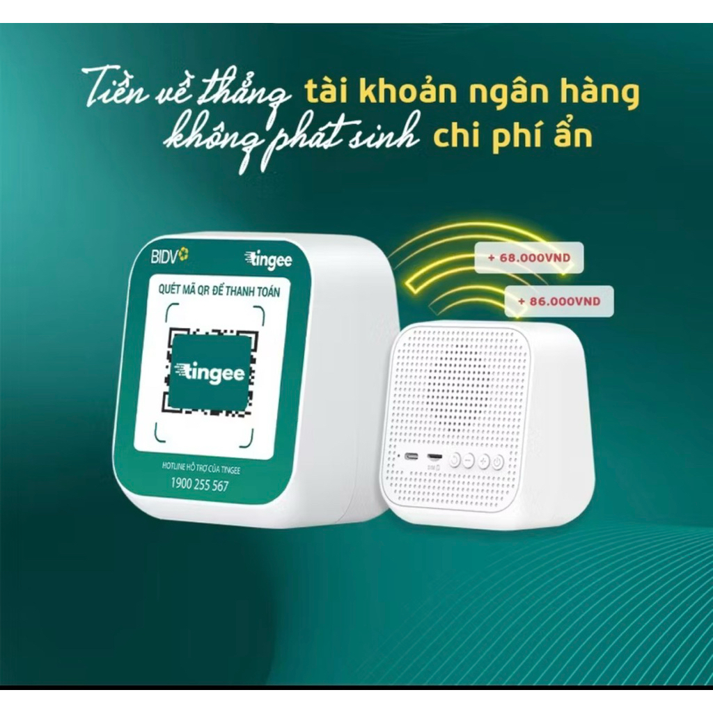 Loa BIDV đọc thông báo giao dịch nhận tiền dành cho các chủ quán I Bảo hành 12 tháng