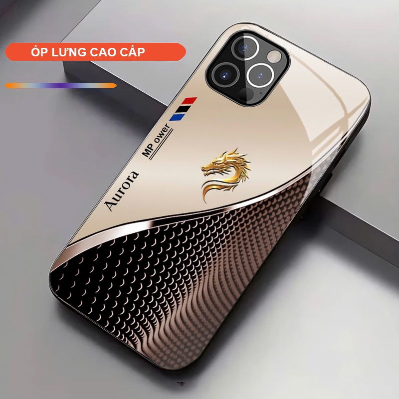 Ốp Lưng cho IPHONE 11/ 11 PRO/ 11 PROMAX Cao Cấp – Thiết Kế Rồng Vàng May Mắn, Sang Trọng, Chống Trầy, Bền Đẹp