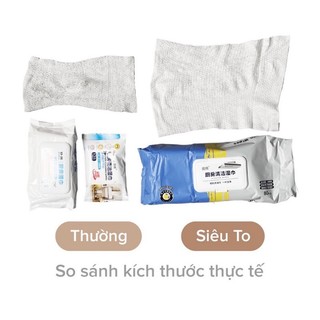 Combo 3 bịch Khăn ướt lau bếp, lau đồ vật đa năng (80 khăn/bịch) - lau sạch hiệu quả, an toàn cho da