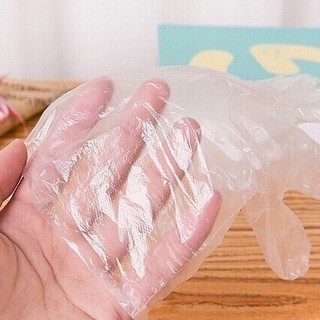 Combo 3 Hộp 200 găng tay chất liệu nilon dùng một lần - siêu dai, tiện dụng