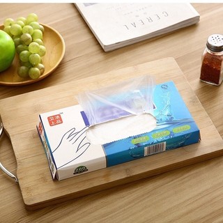 Combo 3 Hộp 200 găng tay chất liệu nilon dùng một lần - siêu dai, tiện dụng