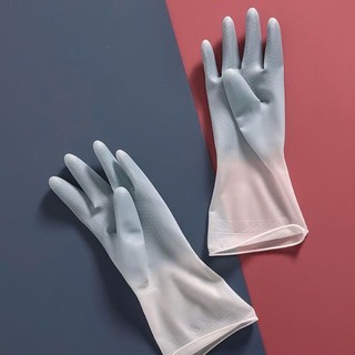 Combo 3 [2 màu] Đôi găng tay caosu làm bếp, rửa chén bát 2 màu, chống trơn trượt - tiện dụng, siêu bền