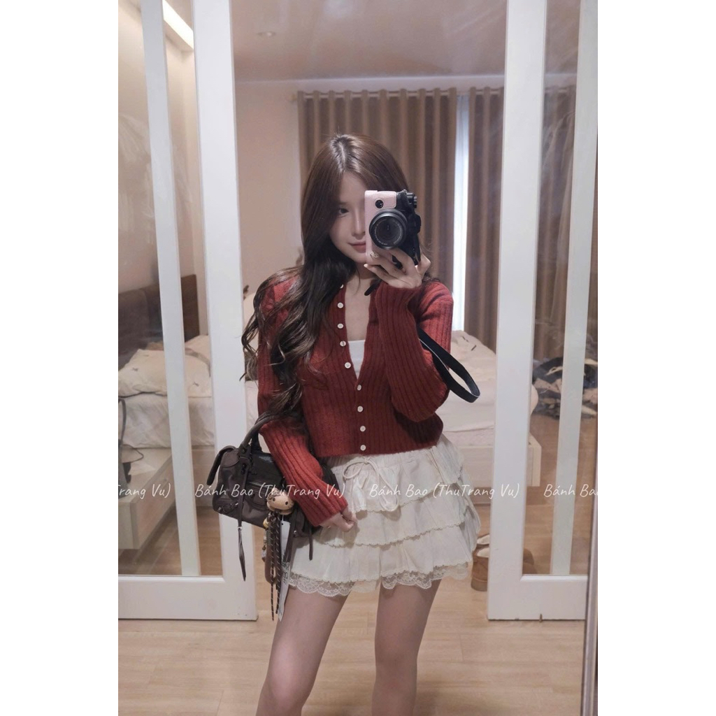 [𝐒𝐮𝐙𝐲] Áo Len Cadigan Ngắn QCCC Loại 1 (48-53kg)