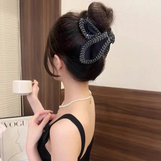Kẹp Tóc Càng Cua Tam Giác Đính Hạt Lấp Lánh Sang Trọng Phụ Kiện Tóc Nữ