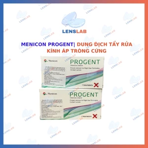 Menicon Progent Dung dịch rửa kính loại bỏ protein cho kính áp tròng cứng