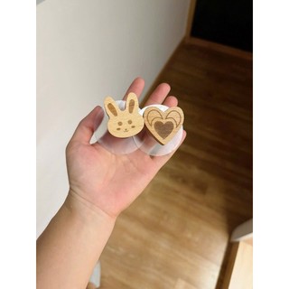 Móc treo gỗ hình con vật dễ thương OABU (Dán+vít kèm theo) trang trí decor
