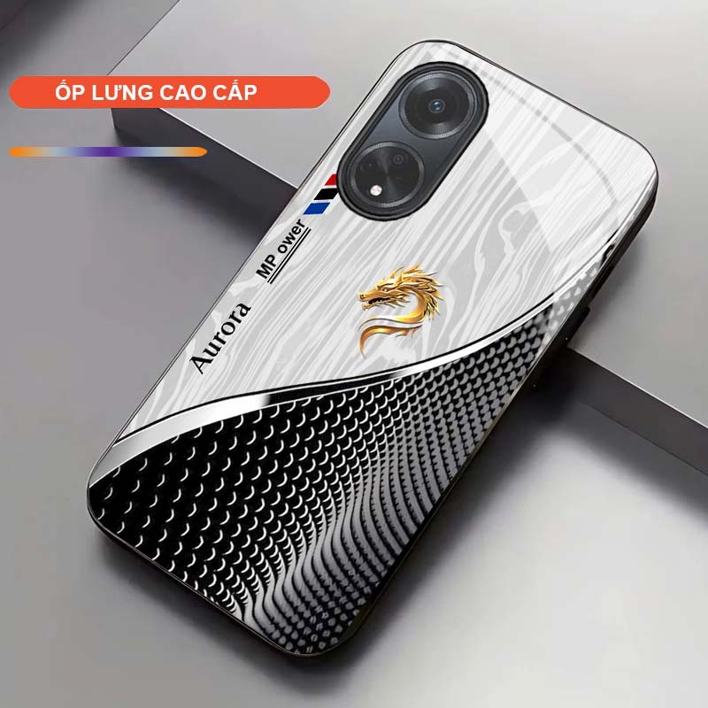 Ốp Lưng cho OPPO RENO 8T 4G/ RENO 8T 5G Cao Cấp – Thiết Kế Rồng Vàng May Mắn, Sang Trọng, Chống Trầy, Bền Đẹp
