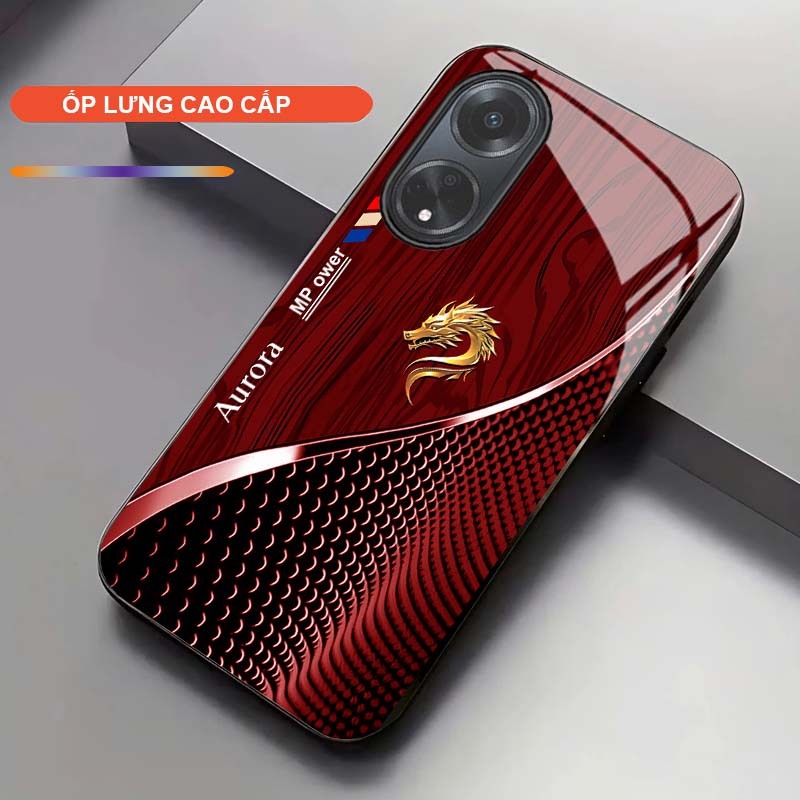 Ốp Lưng cho OPPO RENO 8T 4G/ RENO 8T 5G Cao Cấp – Thiết Kế Rồng Vàng May Mắn, Sang Trọng, Chống Trầy, Bền Đẹp