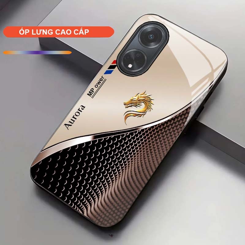 Ốp Lưng cho OPPO RENO 8T 4G/ RENO 8T 5G Cao Cấp – Thiết Kế Rồng Vàng May Mắn, Sang Trọng, Chống Trầy, Bền Đẹp