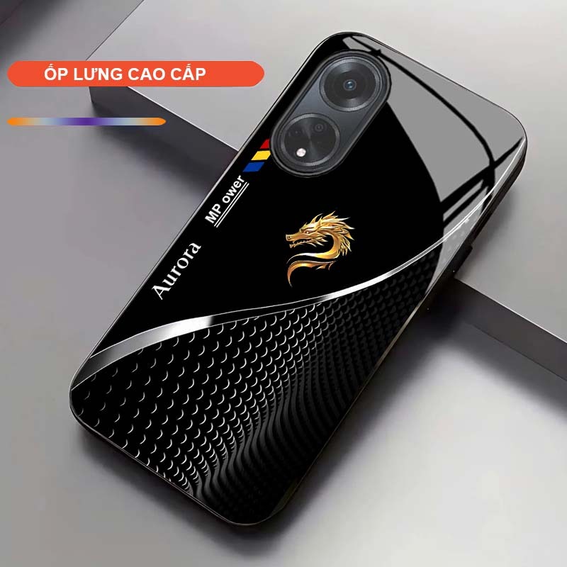 Ốp Lưng cho OPPO RENO 8T 4G/ RENO 8T 5G Cao Cấp – Thiết Kế Rồng Vàng May Mắn, Sang Trọng, Chống Trầy, Bền Đẹp