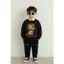Áo nỉ bông thu đông bé trai bé gái lớn HM Kid Auth