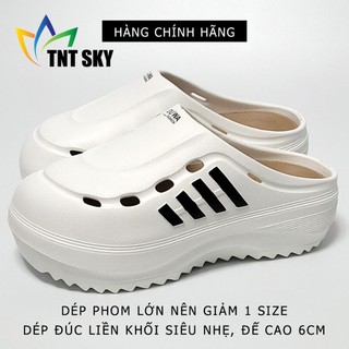 Dép Nam Bít Mũi Đúc Liền Khối Siêu Nhẹ, Đế Cao 6CM DUWA - Hàng Chính Hãng - SH557