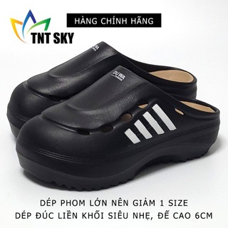Dép Nam Bít Mũi Đúc Liền Khối Siêu Nhẹ, Đế Cao 6CM DUWA - Hàng Chính Hãng - SH557