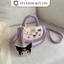 Túi xách mini nữ cầm tay đeo chéo Kuromi kèm tag Kuromi thời trang cho mẹ và bé ( Ảnh thật ) MN06