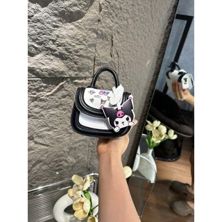 ( Mở Bán Hàng Đẹp ) Túi xách mini nữ cầm tay đeo chéo Kuromi kèm tag Kuromi thời trang cho mẹ và bé ( Ảnh thật ) MN06