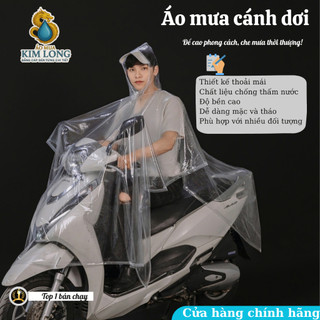 ÁO MƯA TRONG SUỐT CÁNH DƠI CAO CẤP - PHÚ HỢP  THỜI TRANG