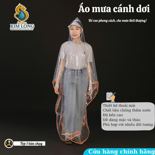 ÁO MƯA TRONG SUỐT CÁNH DƠI CAO CẤP - PHÚ HỢP  THỜI TRANG